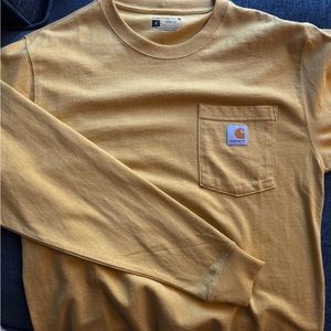 Carhartt Yellow Long-Sleeve T-Shirt